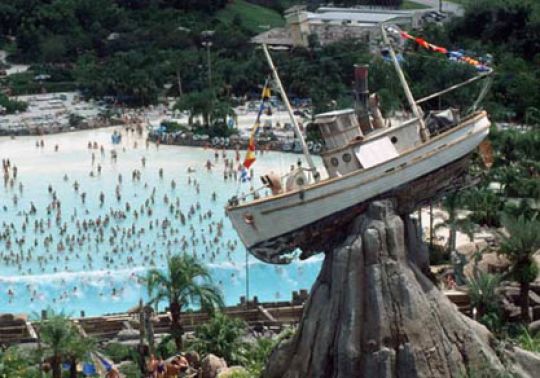 Typhoon Lagoon Waterpark at Walt Disney World resort. Cheap Typhoon Lagoon tickets for groups with Orlando Group Getaways.