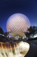 Spaceship earth in EPCOT located at the Walt Disney World Resort.