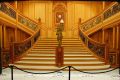 The grand staircase at the Titanic exhibit in Orlando.