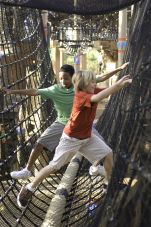 Tree Top Trails Jungala at Busch Gardens. Good spot for youth groups and church groups to play.