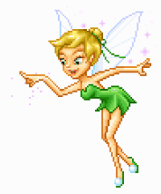 Tinkerbell and pixie dust